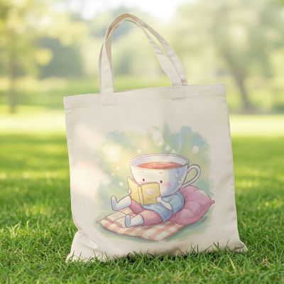 Tote bags fore sale at Tea'l Cup Studio