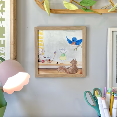 Hand Illustrated Art Prints for sale at Tea'l Cup Studio